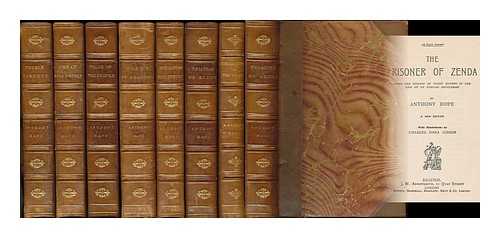 HOPE, ANTHONY (1863-1933) - Anthony Hope : Collected works [8-volume set]