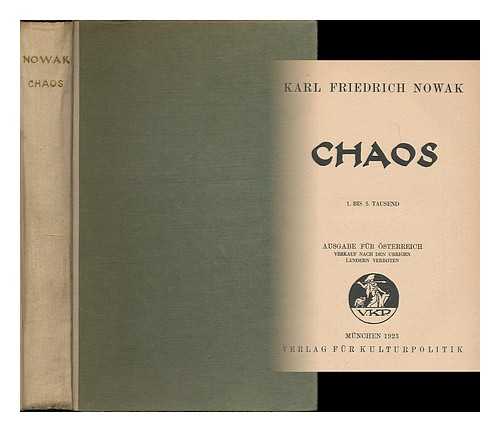 NOWAK, KARL FRIEDRICH (B. 1882) - Chaos / Karl Friedrich Nowak