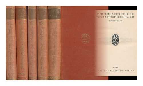 SCHNITZLER, ARTHUR (1862-1931) - Gesammelte Werke in zwei Abteilungen: Die Theaterstucke von Arthur Schnitzler