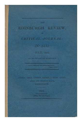 Edinburgh Review - The Edinburgh review, or, Critical journal; no. 245 July, 1864