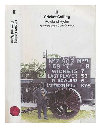 RYDER, ROWLAND - Cricket calling