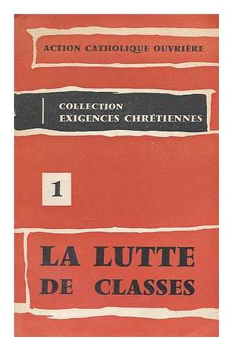 GUERY, EMILE - La lutte de classes / introduction par Emile Guerry