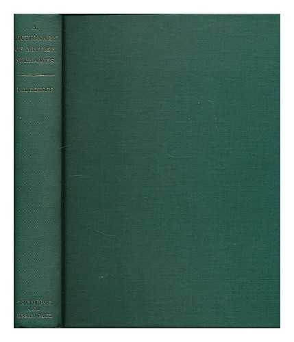 REANEY, PERCY H. (PERCY HIDE), (1880-1968) - A dictionary of British surnames