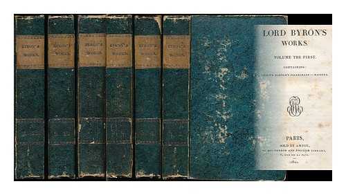 BYRON, GEORGE GORDON BYRON, BARON (1788-1824) - Lord Byron's works [12 volumes in 6 complete]