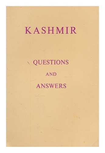 MINISTRY OF EXTERNAL AFFAIRS - Kashmir questions and answers