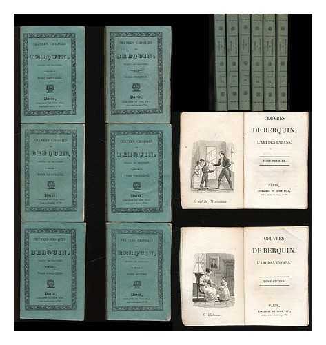 BERQUIN, ARNAUD, M. (1747-1791) - Oeuvres de Berquin, L'ami des enfans [complete in 6 volumes]