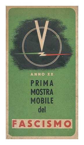 VARIOUS - Prima mostra mobile del Fascismo, anno XX