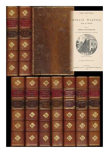 WALPOLE, HORACE (1717-1797). LEWIS, W. S. (WILMARTH SHELDON), (1895-1979) - The letters of Horace Walpole, Earl of Orford / edited by Peter Cunningham [complete in 9 volumes]