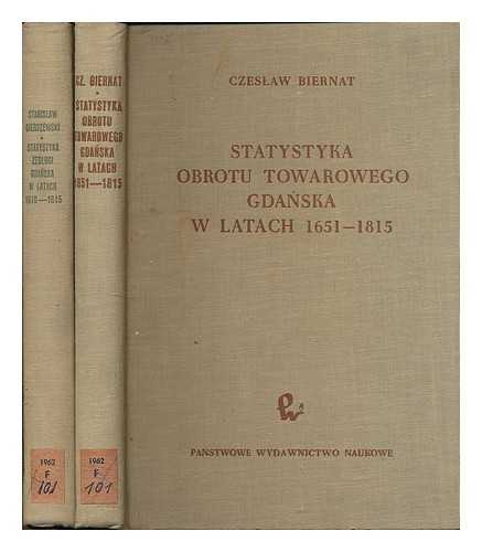 HOSZOWSKIEGO, STANISLAWA [ED.] - Zrodla do dziejow handlu i zeglugi Gdanska / pod redakcja Stanislawa Hoszowskiego [complete in 2 volumes]