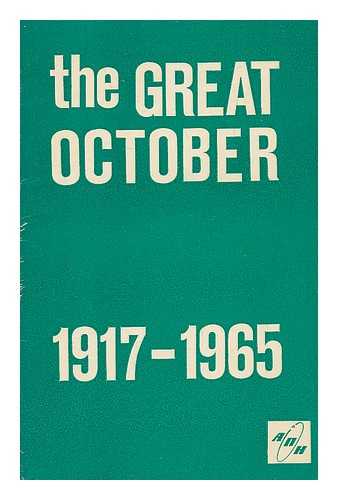 POLYANSKY, D. S. - Forty-eighth anniversary of the Great October socialist revolution : report