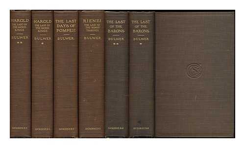 LYTTON, EDWARD BULWER (1803-1873) - Works of Edward Bulwer Lytton [6 volumes of Historical fiction]