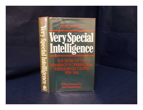 BEESLY, PATRICK - Very special intelligence : the story of the Admiralty's Operational Intelligence Centre, 1939-1945