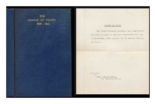 League of Youth - The League of Youth and Social Progress 1919 - 1921 [collection of booklets, pamphlets, essays and articles in 1 volume]