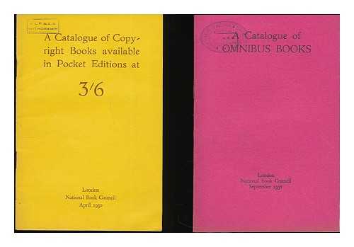 NATIONAL BOOK COUNCIL, LONDON - National Book Council : small collection of catalogues, pamphlets and related ephemera, 1928-1931