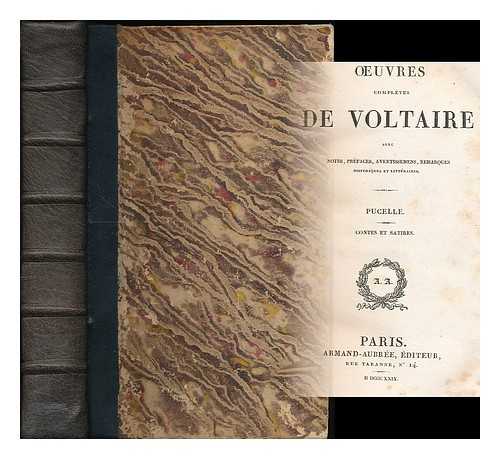 VOLTAIRE (1694-1778) - La Pucelle D'Orleans : Contes et satires