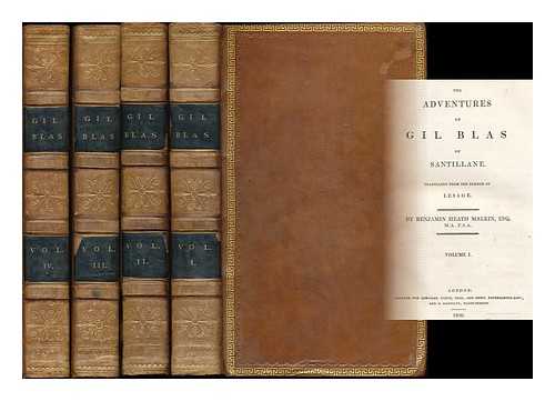 LE SAGE, ALAIN RENE (1668-1747) - The history and adventures of Gil Blas of Santillane / translated from the French of Lesage by Benjamin Heath Malkin. [complete in 4 volumes]