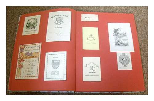 UNKNOWN COLLECTOR - Scrapbook of original bookplates and bookbinders' marks