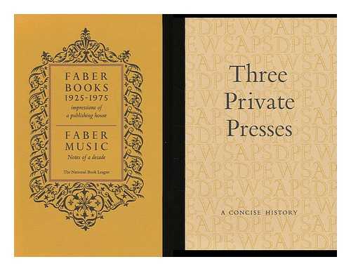 NATIONAL BOOK LEAGUE - National Book League : 4 titles/exhibition catalogues