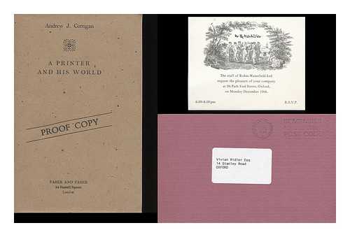 RIDLER, VIVIAN (1913-2009) - Vivian Ridler, Oxford University Press : personal archive of book and publishing ephemera