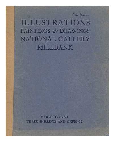 TATE GALLERY - Illustrations, paintings and drawings, National Gallery, Millbank