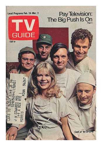 PANITT, MERRILL (ED) - TV Guide : local program listings week of February 24 1973