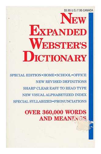 PATTERSON, R. F. - New Expanded Webster's Dictionary