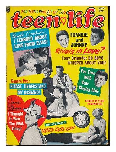 LITTLE , BESSIE [ED.] - Teen Life : November 1962 Vol. 1 No. 12 [Elvis Presley, Connie Stevens, Jerry Lewis and more]