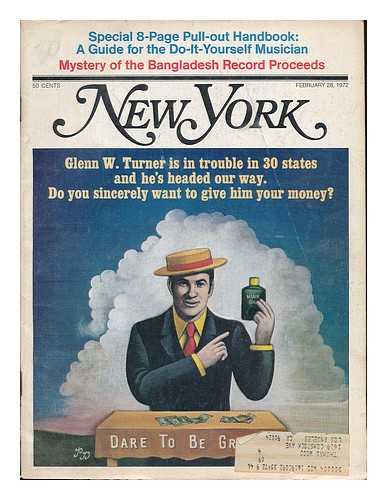 FELKER, CLAY S. [EDITOR AND PUBLISHER] - New York magazine : February 28, 1972