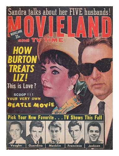 GREGORY, JAMES [EDITOR] - Movieland and TV Time : October 1964 [Vintage magazine: Richard Burton, Rock Hudson, Judy Garland and many more[