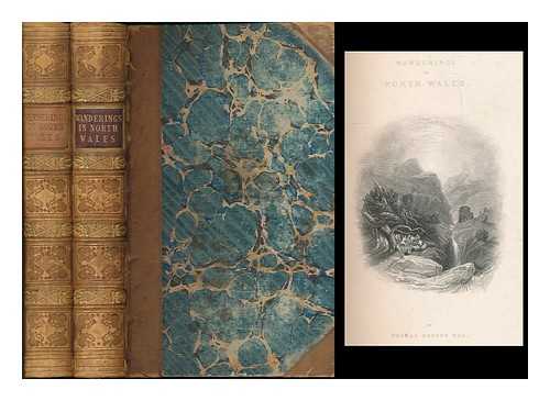 ROSCOE, THOMAS (1791-1871) - Wanderings and excursions in South Wales; with the scenery of the River Wye AND Wanderings in North Wales with 100 engravings by Radclyffe, from drawings by Cox, Harding, Fielding, Creswick, Watson - Complete in TWO VOLUMES