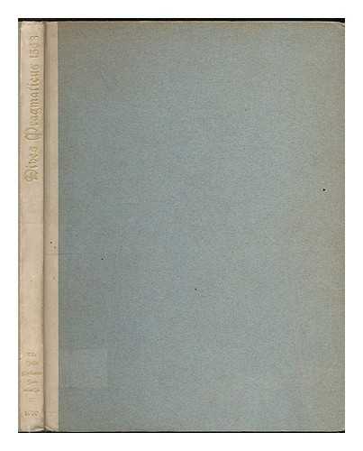 JOHN RYLANDS LIBRARY. MANCHESTER - A booke in Englysh metre, of the great marchaunt man called 'Dives pragmaticus' ... 1563 : Reproduced in facsimile from the copy in the John Rylands library / Together with an introduction by Percy E. Newbery; and remarks on the vocabulary and dialect...