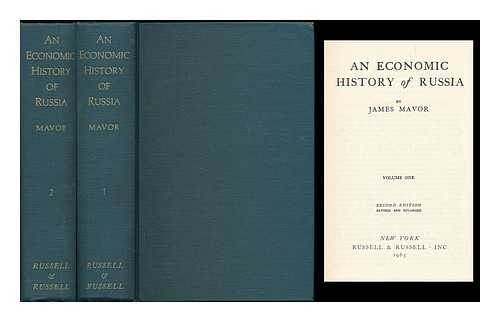 MAVOR, JAMES (1854-1925) - An economic history of Russia