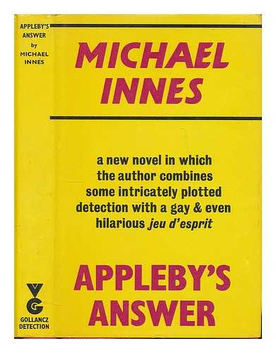 INNES, MICHAEL - Appleby's answer / Michael Innes