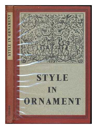 EVANS, JOAN (1893-1977) - Style in ornament