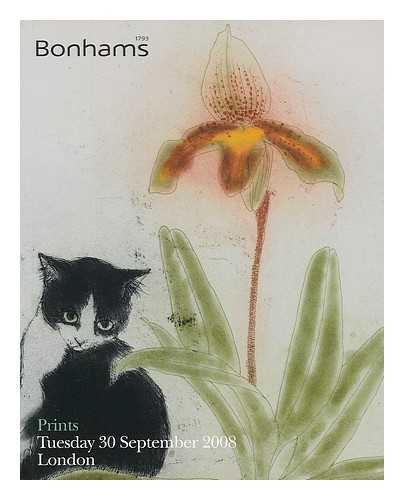 BONHAMS (LONDON) - Prints : Tuesday 30 September 2008, London [Bonhams auction catalogue]