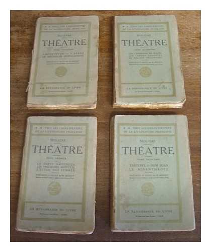 MOLIERE (1622-1673) - Theatre / Moliere ... prefaces et notes de M. Mornet -  Complete in 4 Volumes