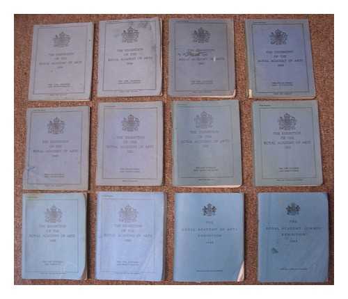 ROYAL ACADEMY OF ARTS, LONDON - The Exhibition of the Royal Academy of Arts. [12 volumes, including 1 duplicate, 1946-1965]