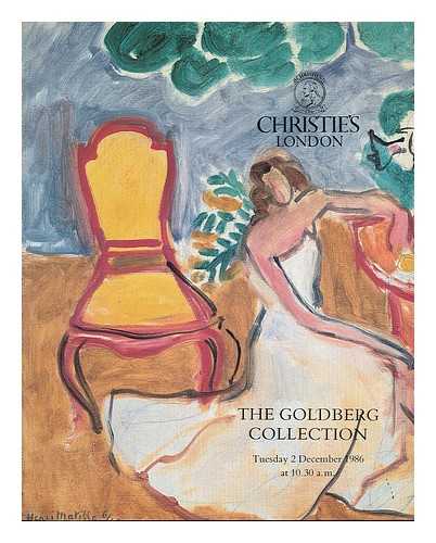 CHRISTIE'S, LONDON - The Goldberg Collection : Impressionist and modern British paintings, drawings and sculpture : London, Tuesday 2 December 1986. [auction catalogue]