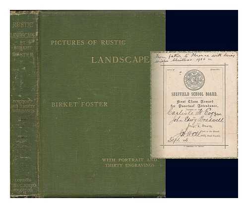 FOSTER, MYLES BIRKET (1825-1899). DAVIDSON, JOHN (1857-1909) - Pictures of rustic landscape