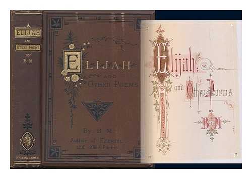 MACANDREW, BARBARA - Elijah and other poems