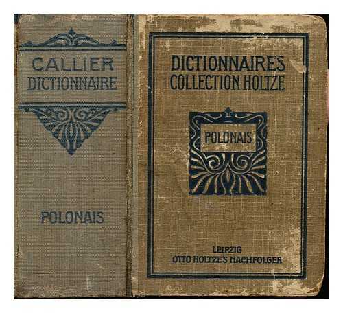 CALLIER, OSKAR - Dictionnaire de poche franais-polanais et polonais-franais
