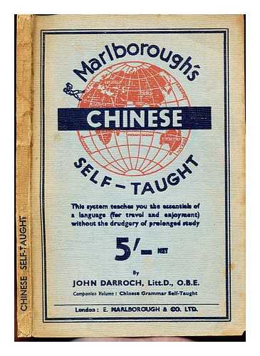 DARROCH, JOHN - Chinese self-taught by the natural method : with phonetic pronunciation
