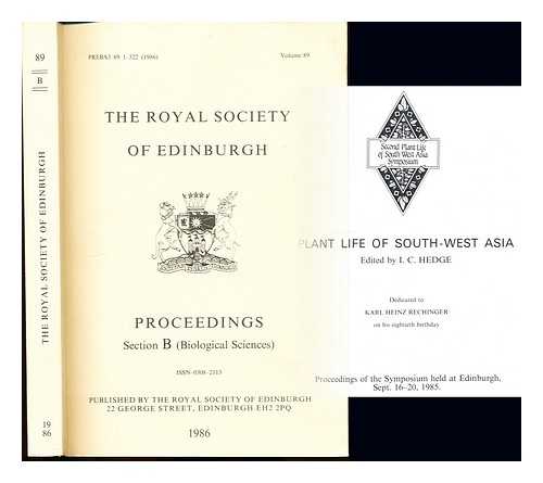 HEDGE, IAN CHARLESON (1928-) - Plant life of south-west Asia