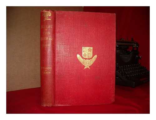 NIMROD (1778-1843) - Memoirs of the life of the late John Mytton, Esq.