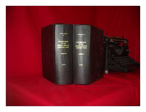 PRESTON, MICHAEL JAMES (1943-) - A concordance to the Middle English shorter poem. 2 vols.