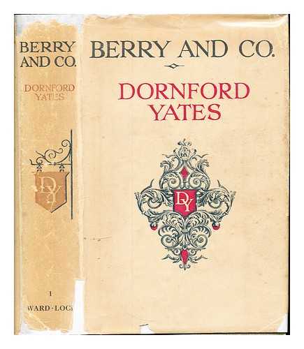 YATES, DORNFORD (1885-1960) - Berry and Co.