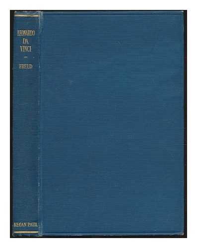 FREUD, SIGMUND (1856-1939) - Leonardo da Vinci : a psychosexual study of an infantile reminiscence