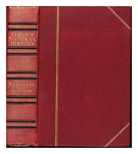 LYDEKKER, RICHARD (1849-1915) - A hand-book to the British Mammalia