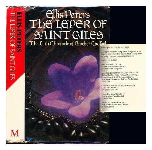 PETERS, ELLIS (1913-) - The leper of Saint Giles : the fifth chronicle of Brother Cadfael