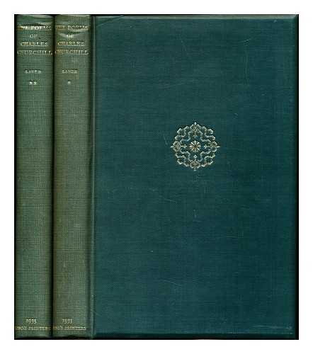 CHURCHILL, CHARLES (1731-1764). LAVER, JAMES (1899-1975) - Poems of Charles Churchill